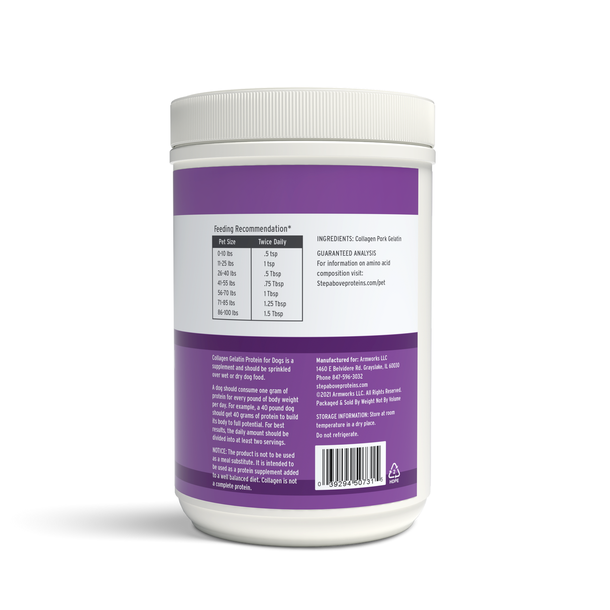 Collagen Protein For Dogs  – 26 oz.