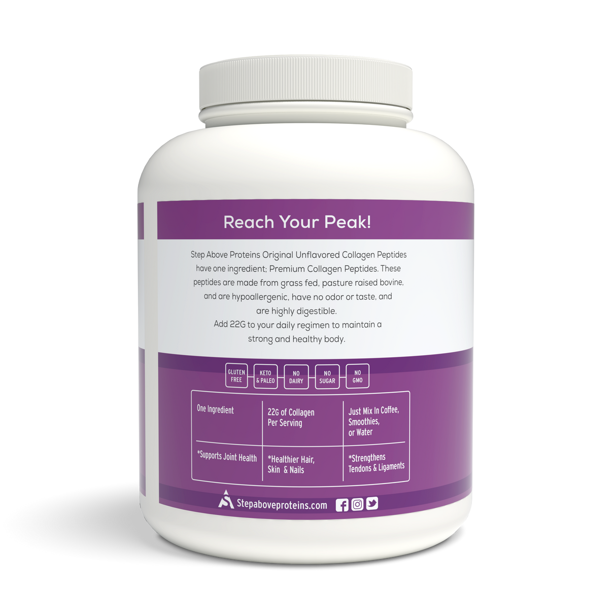 Original Hydrolyzed Collagen Peptides – 92 Oz. Unflavored
