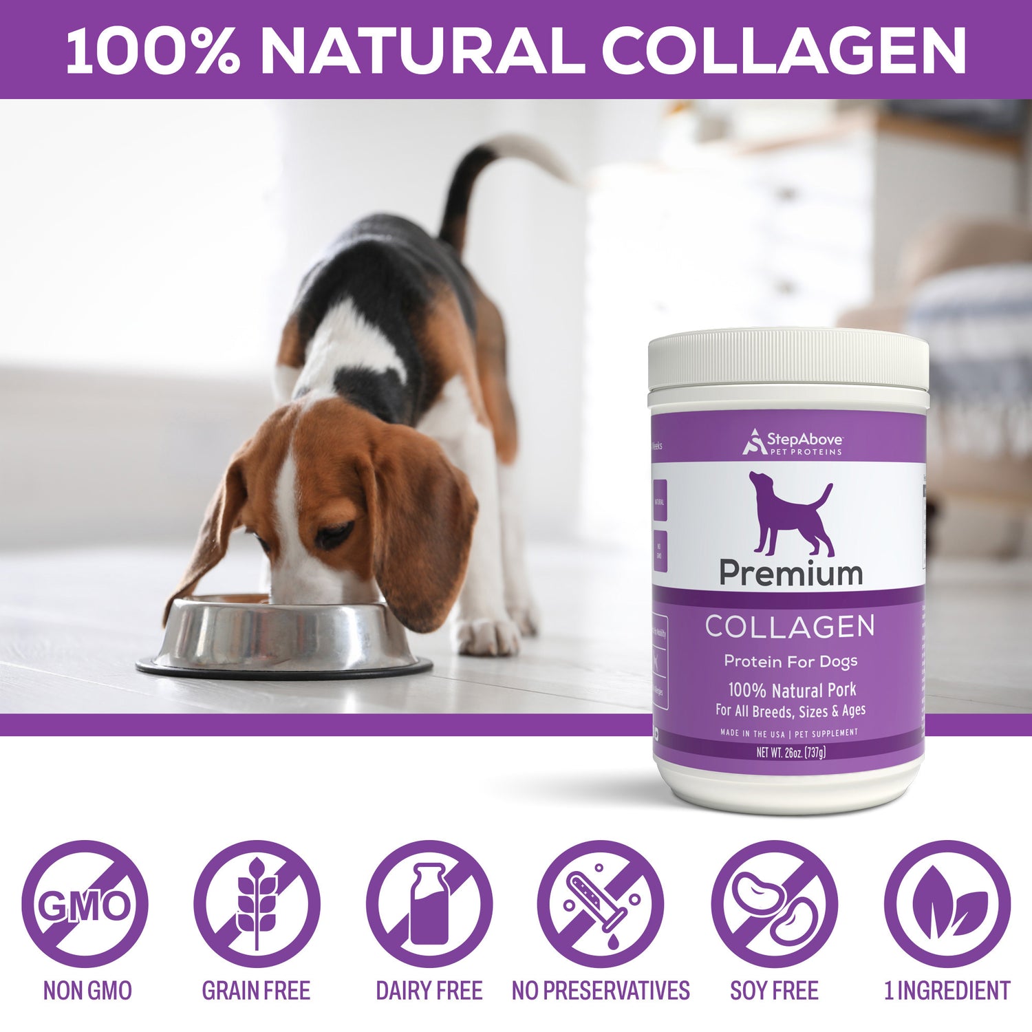 Collagen Protein For Dogs  – 26 oz.