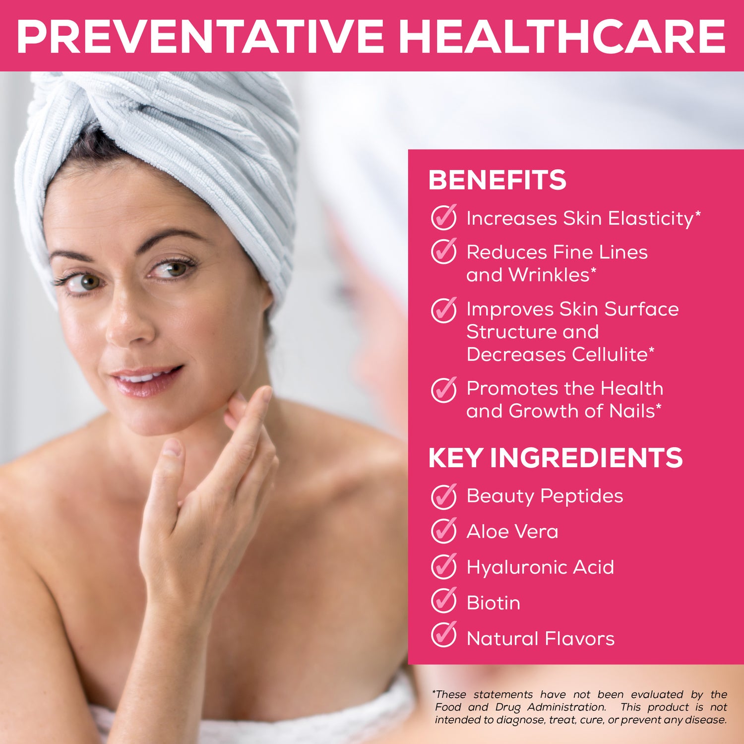 Bioactive Collagen Peptides for Beauty - 12 Oz. Berry Hibiscus